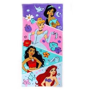 COPY - Disney Princess Kids Beach Towel - Multicolor 58” x 28”